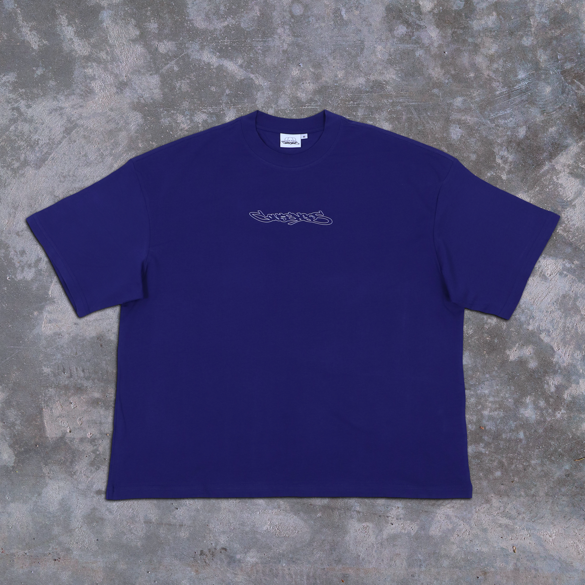 Cousengos 'Brand Staples' Tee Blue